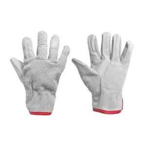 LUVA MISTA INVERSA - DORSO RASPA | PALMA VAQUETA - Punho 7 cm - CA 45.245