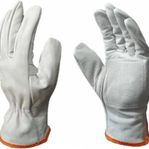 LUVA MISTA - DORSO VAQUETA | PALMA RASPA - Punho 7 cm - CA 45.245