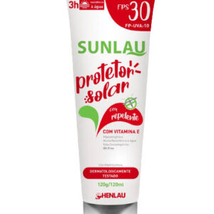 PROTETOR SOLAR COM REPELENTE CONTRA INSETOS FPS 30 SUNLAU
