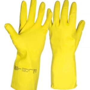 LUVA LATEX AMARELA - CA 37.466 (PACOTE COM 12 PARES)
